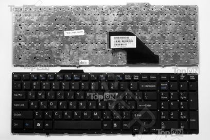 148781561 - Клавиатура для ноутбука Sony Vaio VPC-F, VPC-F11, VPC-F13E, VPC-F13Z, VPC-F13S, VPC-F13R, VPC-F11M1EH Series. Черная, без рамки