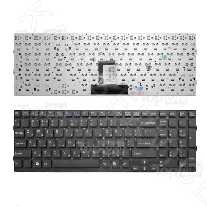 148792871 - Клавиатура для ноутбука Sony Vaio VPC-EB Series (черная, без рамки)