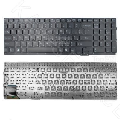 148986151 - Клавиатура для ноутбука Sony Vaio VPC-SE Series (черная, без рамки)