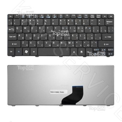 KB.I100A.078 - Клавиатура для ноутбука Acer Aspire One 532, 532h, B527, NAV50, E-Machines 350, Gateway LT21 Series