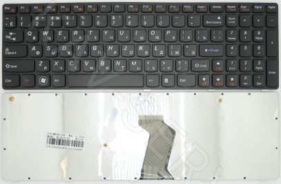 25-012436 - Клавиатура для ноутбука Lenovo IdeaPad Z560, Z565, G570, G575, G770