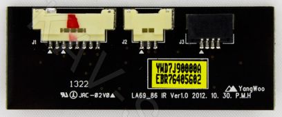 LA69_86 IR Ver1.0, EBR76405602 - Плата ИК сенсор для ЖК телевизора LG